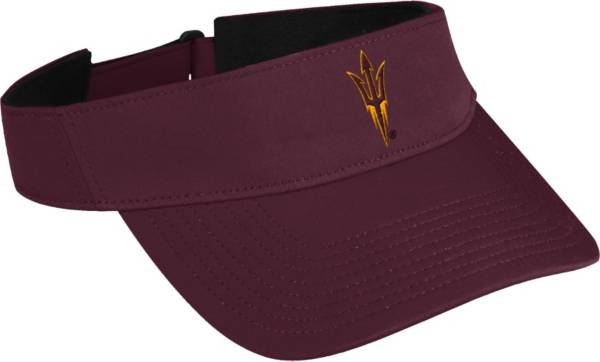 adidas Men's Arizona State Sun Devils Maroon Coach Thin Adjustable Visor