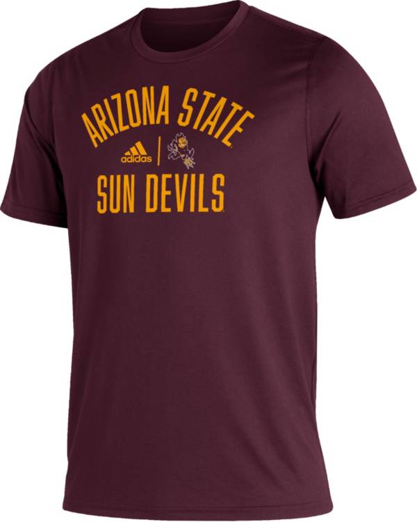 adidas Men's Arizona State Sun Devils Maroon Creator Performance T-Shirt