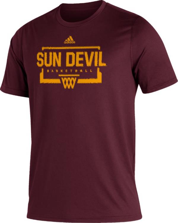 adidas Men's Arizona State Sun Devils Maroon Creator Basketball T-Shirt product image