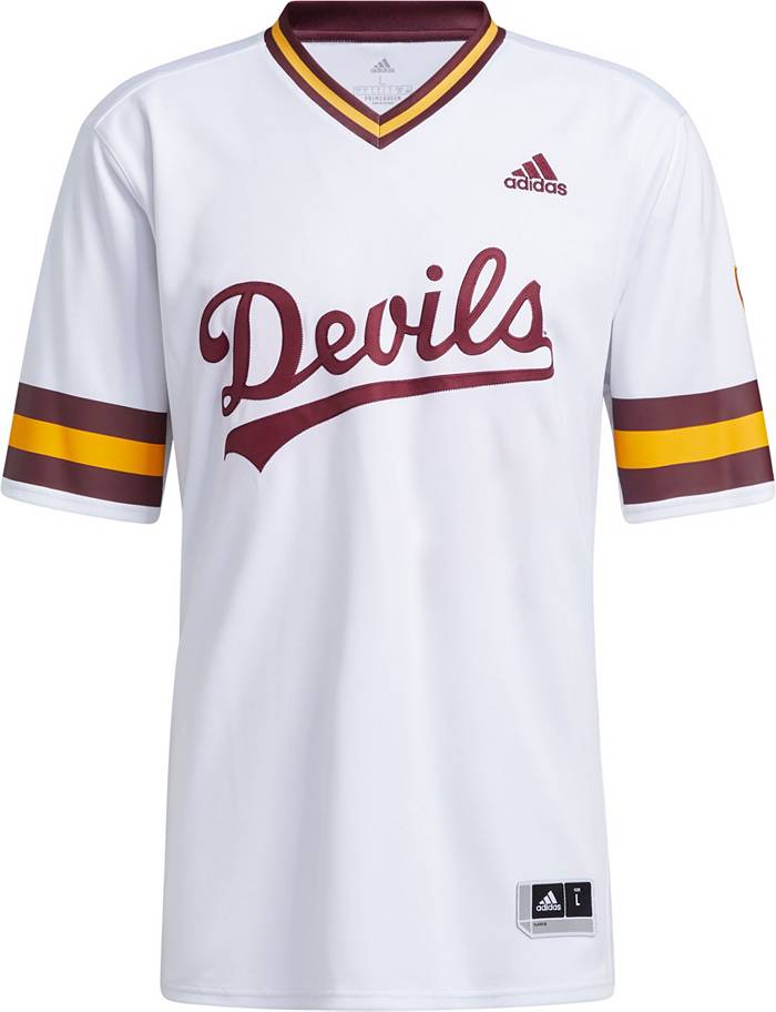 Lids Arizona State Sun Devils adidas Replica Baseball Jersey - White