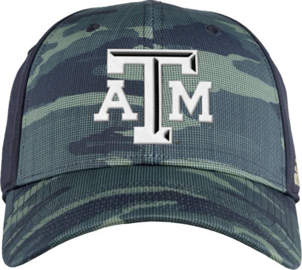 adidas Men's Texas A&M Aggies Camo 'Military Appreciation' Stretch Fitted Hat product image