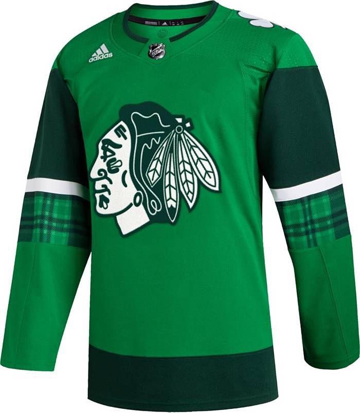 Chicago Blackhawks St. Patrick's Day Adidas NHL Authentic Pro Jersey