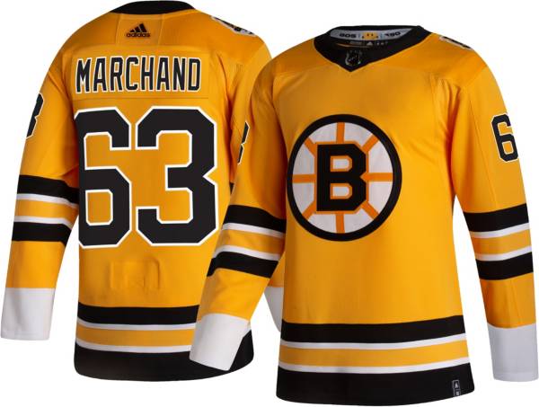 adidas Men's Boston Bruins Brad Marchand #63 Reverse Retro ADIZERO Authentic Jersey