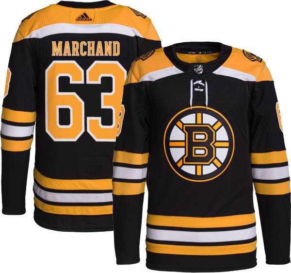 adidas Boston Bruins Brad Marchand #63 ADIZERO Authentic Home Jersey