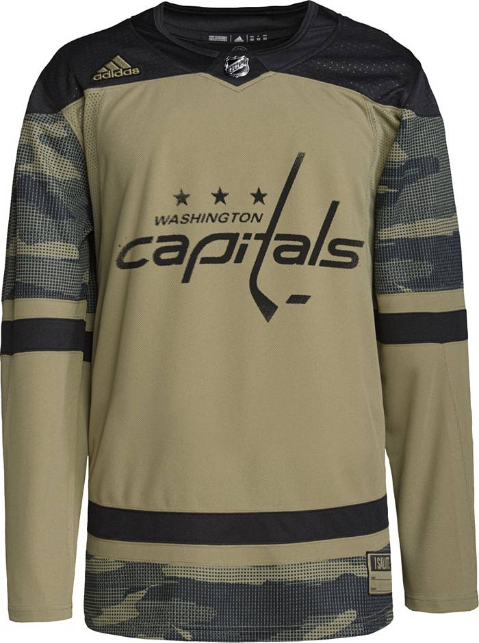 Men's adidas Charcoal Washington Capitals Squad climalite Pullover Hoodie