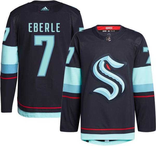 Adidas NHL NWT Seattle Kraken Home/Blue Inaugural Eberle Jersey ON-ICE  Customization