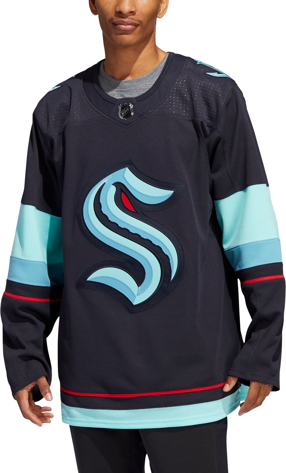 adidas Seattle Kraken Wordmark ADIZERO Premium Authentic Home Jersey product image