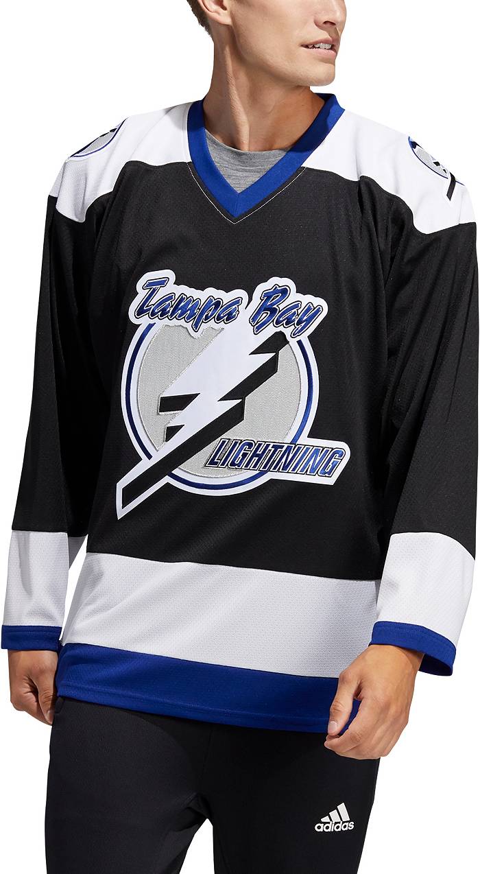 Men's Starter Blue Tampa Bay Lightning Offense Long Sleeve Hoodie T-Shirt