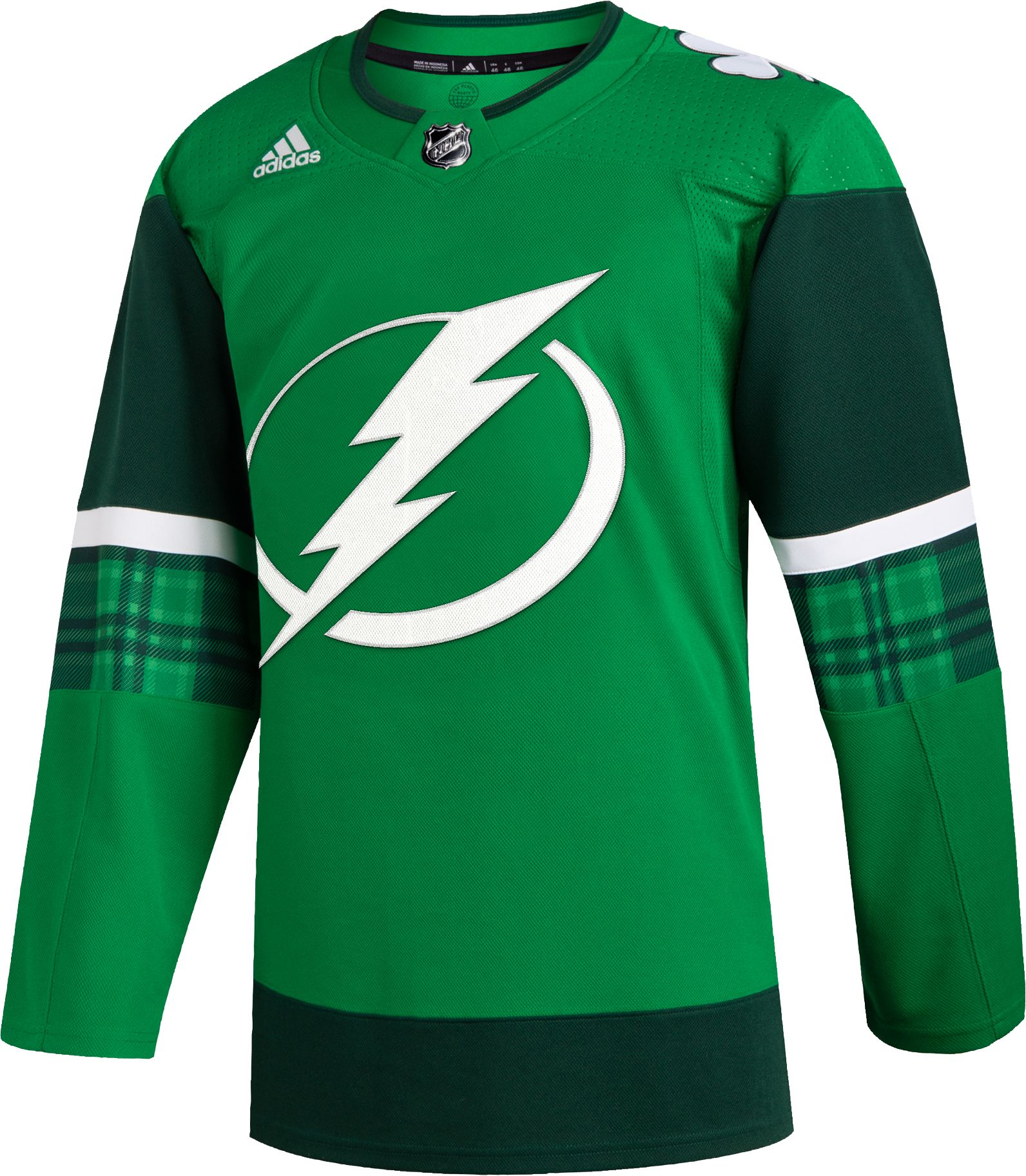 adidas Adult Tampa Bay Lightning St. Patrick's Day ADIZERO Authentic Jersey