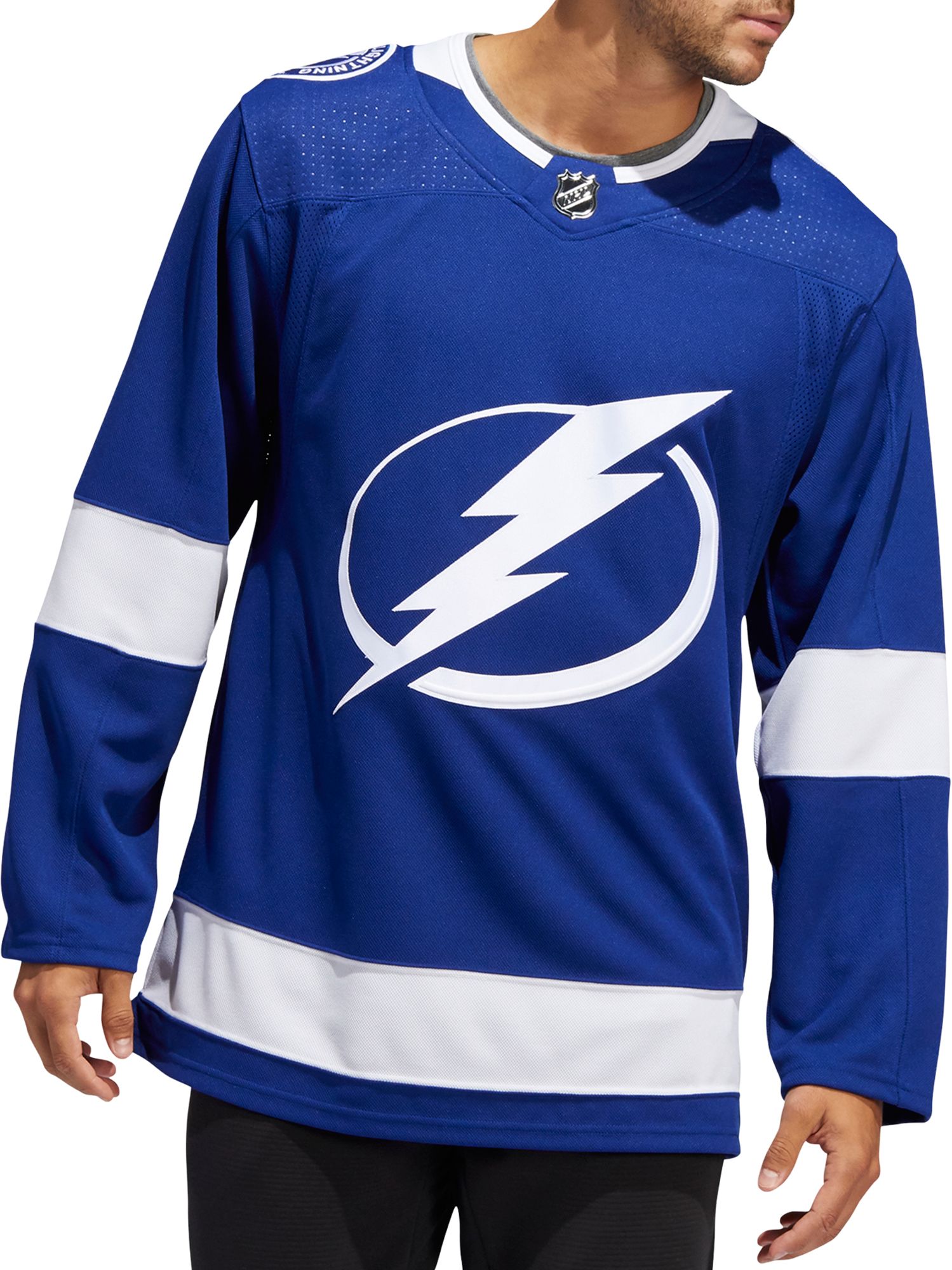 Adidas Tampa Bay Lightning Blank Blue Home Authentic Women's Stitched NHL Jersey