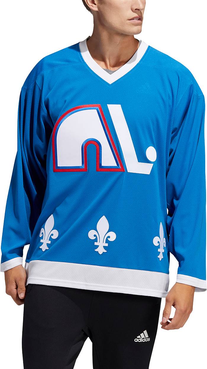 Men's NHL Quebec Nordiques Adidas Blue Team Classics Jersey