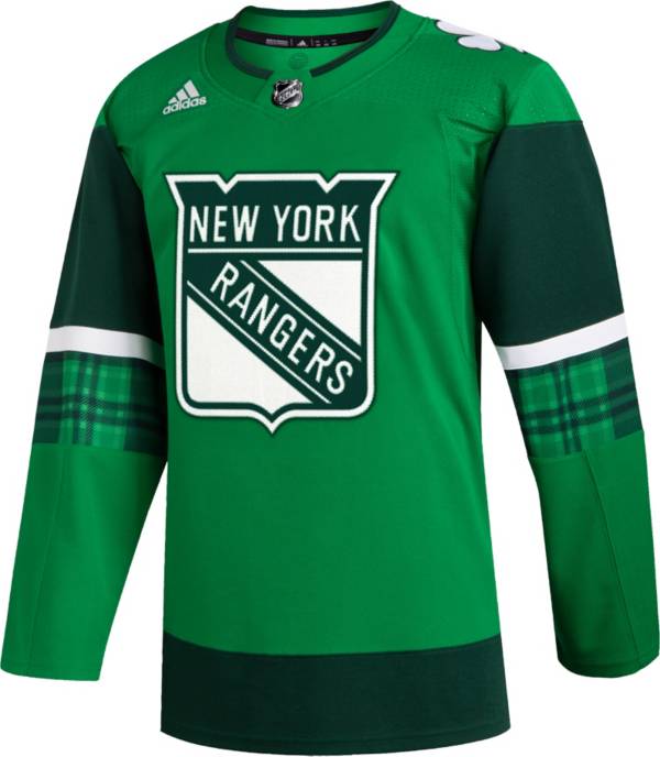 adidas New York Rangers '22 St. Patrick's Day ADIZERO Authentic Blank Jersey