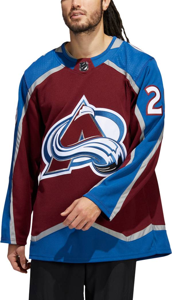 Men's Adidas Nathan MacKinnon Burgundy Colorado Avalanche Home Authentic Pro Player - Jersey