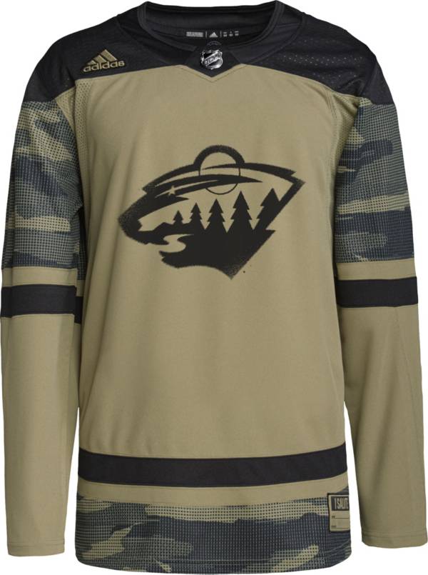 adidas Minnesota Wild Military Appreciation ADIZERO Authentic Jersey