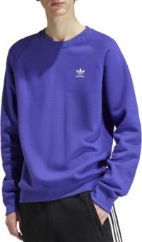 Adidas originals men's trefoil best sale crewneck sweatshirt