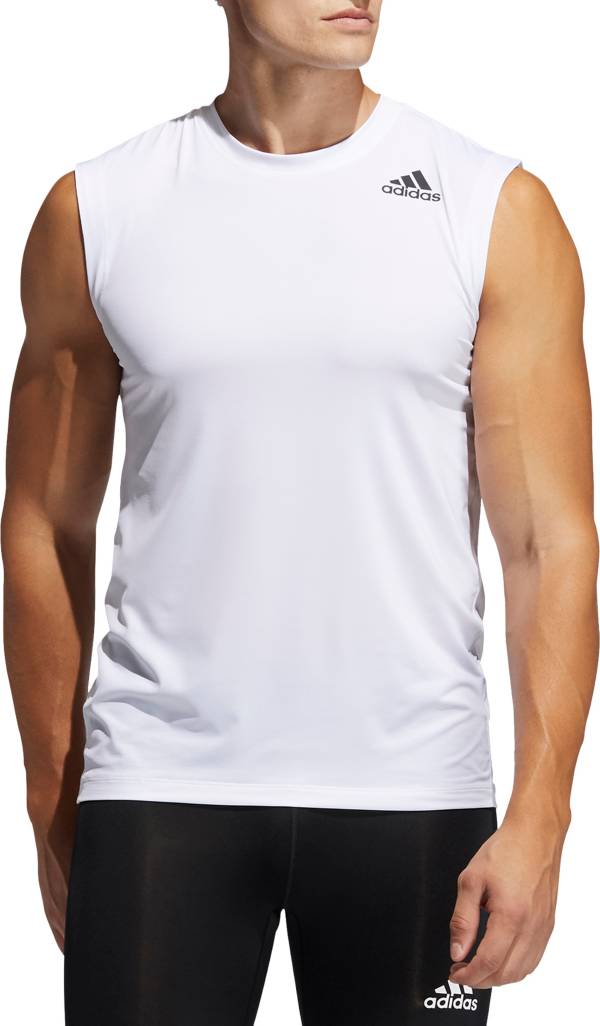 adidas Men's Techfit Sleeveless Fitted Shirt product image