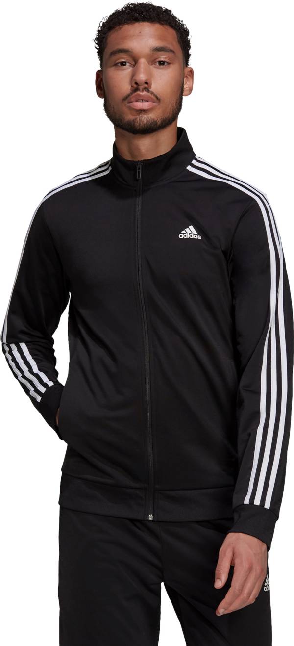 adidas Men's Essentials 3-Stripes Tricot Track Jacket