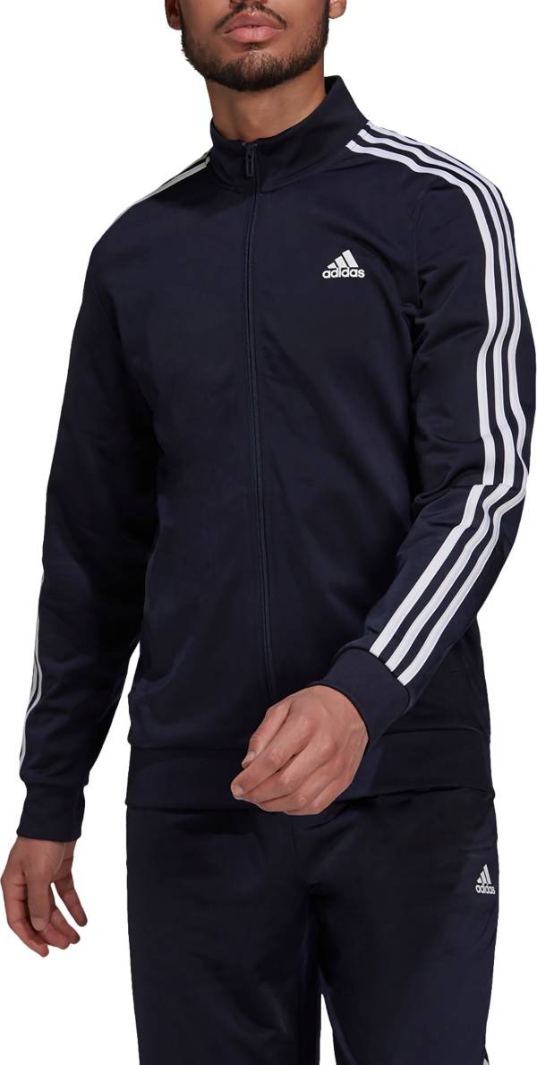adidas Men's Essentials 3-Stripes Tricot Track Jacket | Dick's Sporting