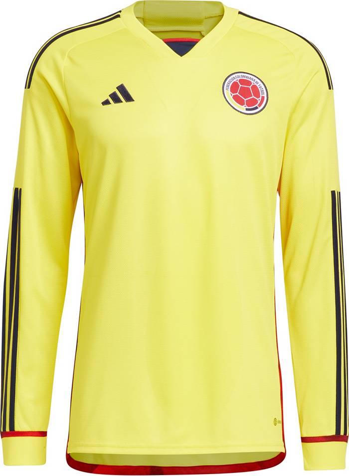 adidas Colombia 22 Home Authentic Jersey - Yellow, Men's Soccer