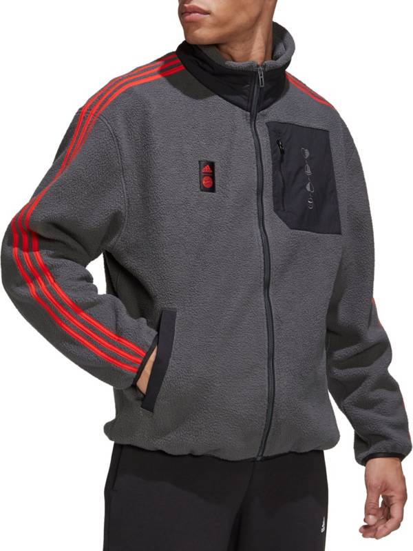 Verslaggever schraper universiteitsstudent adidas Bayern Munich '22 Grey Fleece Jacket | Dick's Sporting Goods