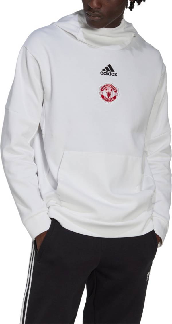 Lagere school Marty Fielding Voetganger adidas Manchester United '22 White Pullover Travel Hoodie | Dick's Sporting  Goods