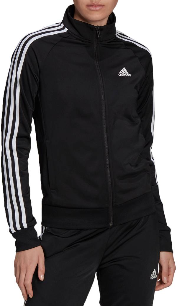 adidas Essentials Warm-Up Slim Tapered 3-Stripes Track Pants (Plus