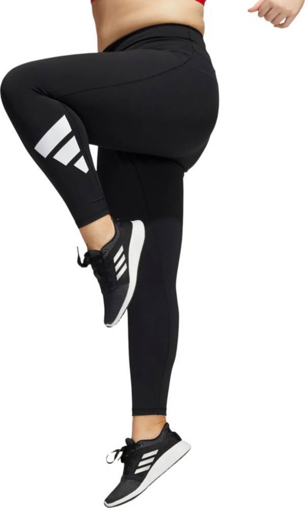 adidas Women's Believe This 2.0 3 Bar 7/8 Plus Size Tights product image