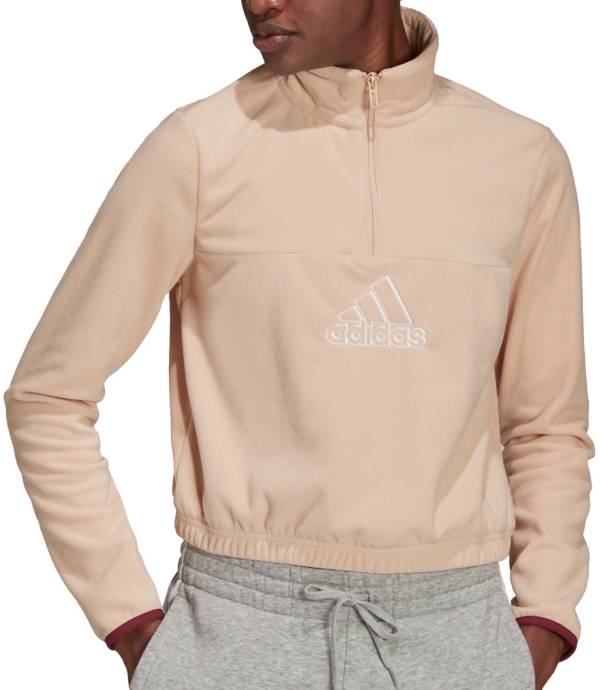 adidas Women's Brand Love Polar 1/2 Zip Sweatshirt