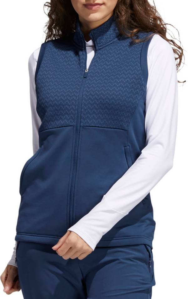 adidas Women's Primegreen COLD.RDY Full Zip Golf Vest | Dick's Sporting Goods
