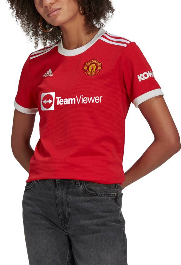 adidas Women's Manchester United '21 Home Replica Jersey