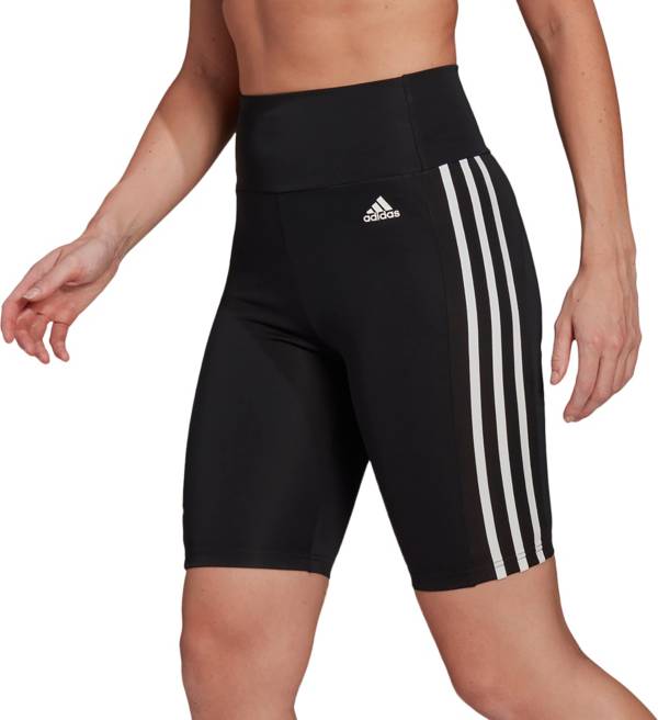 Women's Adidas Booty Shorts in Black with White - XS/S