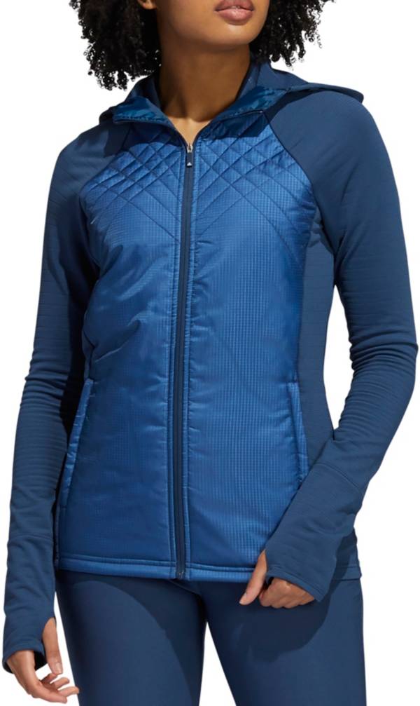 adidas Women's Quilted Full Zip Golf Golf Galaxy