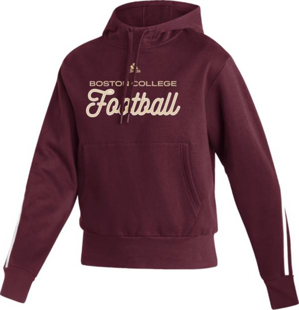 adidas Men's Boston College Eagles Maroon Pullover Hoodie product image