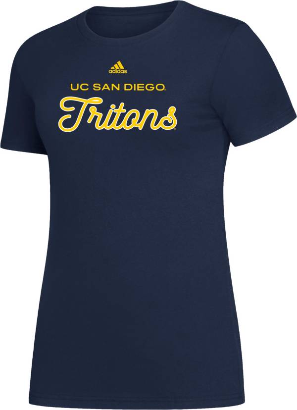 adidas Women's UC San Diego Tritons Navy Amplifier T-Shirt
