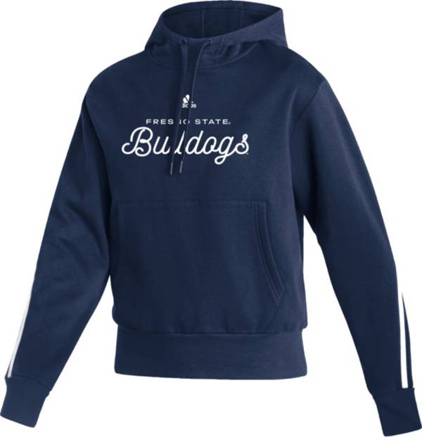 adidas Women's Fresno State Bulldogs Blue Pullover Hoodie