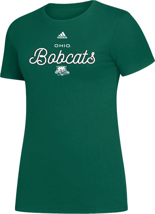 adidas Women's Ohio Bobcats Green Amplifier T-Shirt product image