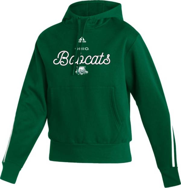 adidas Women's Ohio Bobcats Green Pullover Hoodie