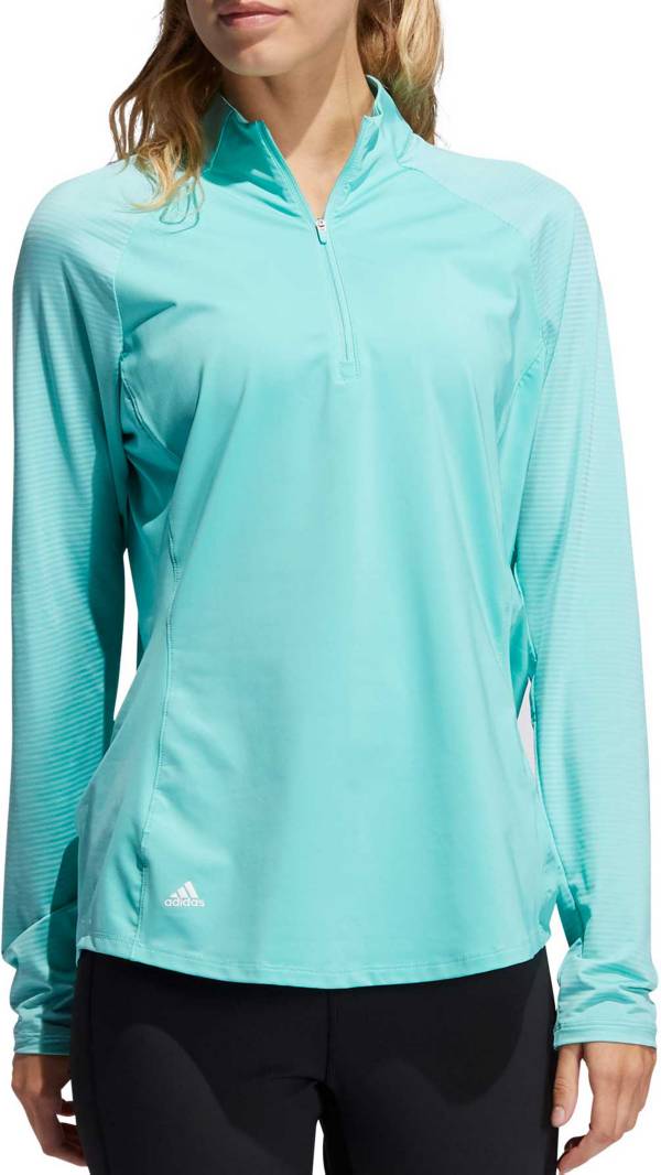 adidas Women's UV Primegreen Long Sleeve Polo Shirt