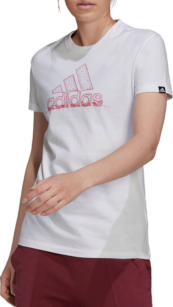 adidas Women's Snowflake Pearlescent Graphic T-Shirt