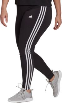 Pants and jeans adidas 3 Stripes Young Leggings Black/ White