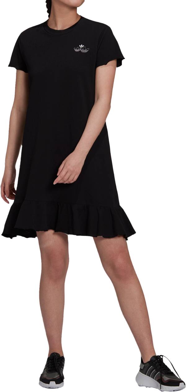 adidas Women's Triple Trefoil Ruffle Dress