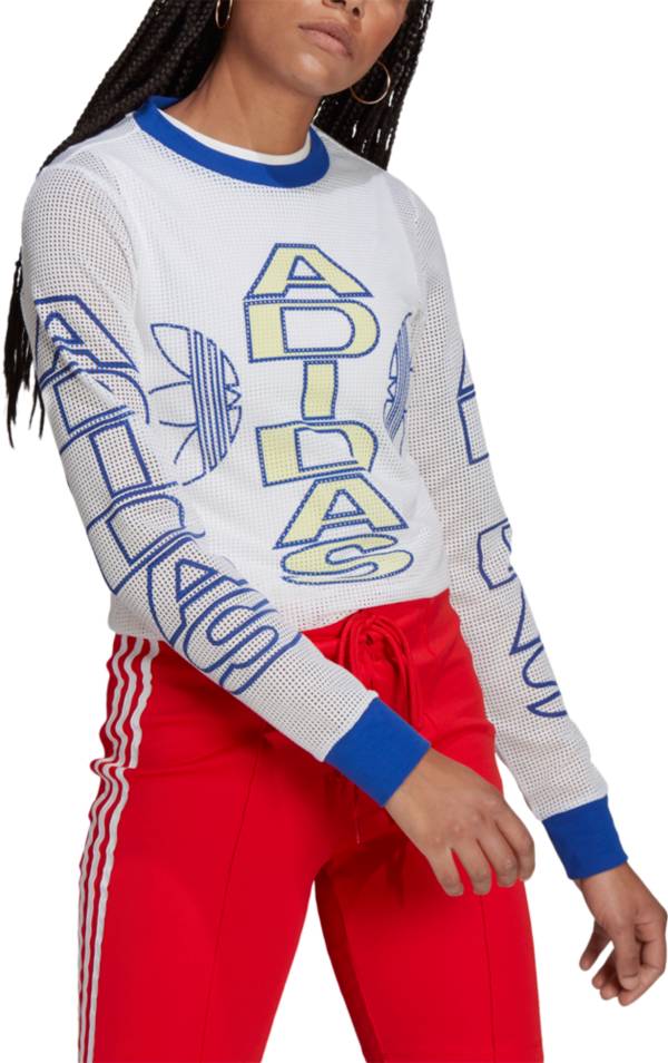 adidas Originals Women's Varsity Mesh Top