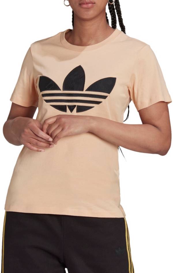 adidas Women's Marimekko T-Shirt with Jacquard 3D Nylon Trefoil Patch