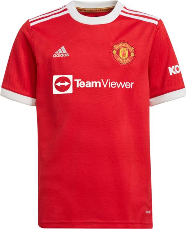 adidas Youth Manchester United '21 Home Replica Jersey