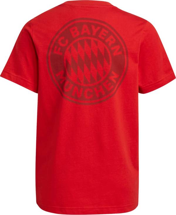 adidas Youth Bayern Munich Team Red T-Shirt