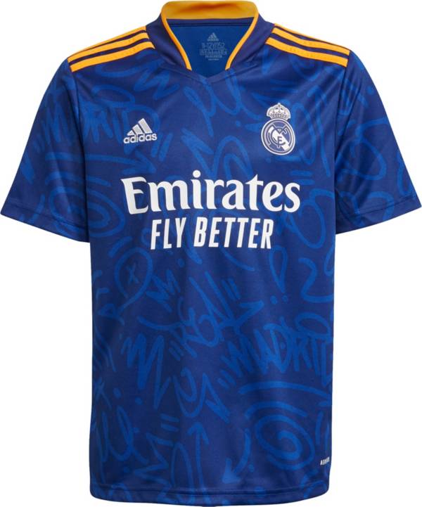 adidas Youth Real Madrid ‘21 Away Replica Jersey