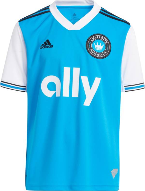 adidas Youth Charlotte FC '22-'23 Primary Replica Jersey