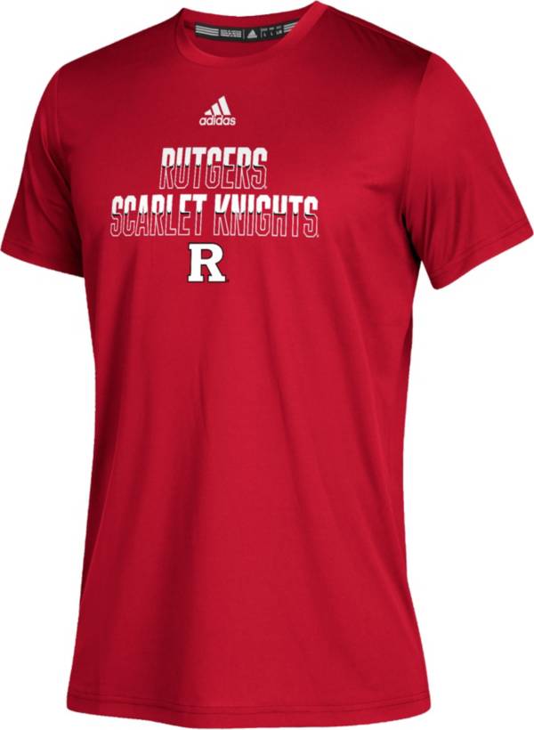adidas Youth Rutgers Scarlet Knights Scarlet Climatech Performance T-Shirt