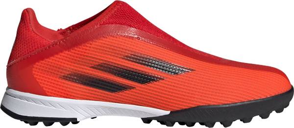 adidas Kids' X Speedflow.3 Laceless Turf Soccer Cleats