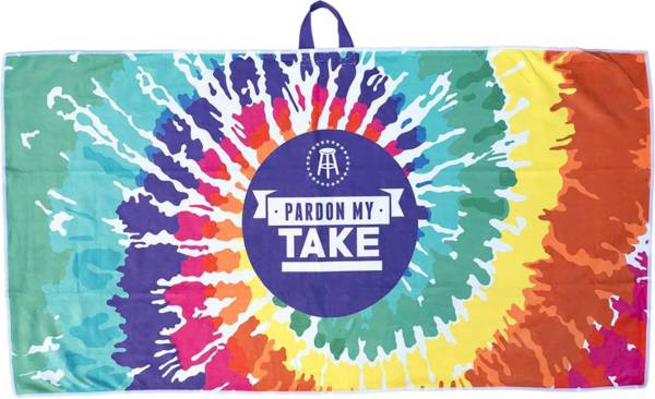 Barstool Sports Pardon My Take Tie-Dye Golf Towel